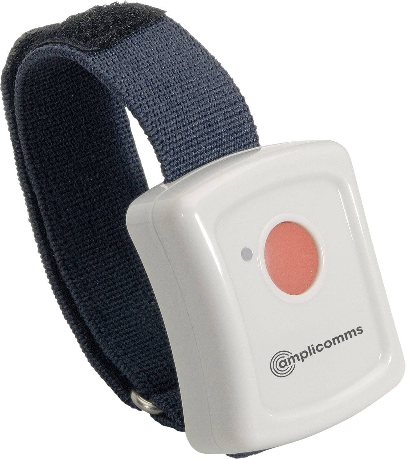 Amplicomms BIGTEL 50 Alarm Plus Schnurgebundenes Seniorentelefon Optische Anrufsignalisierung, Freisprechen Beleuchtetes Display