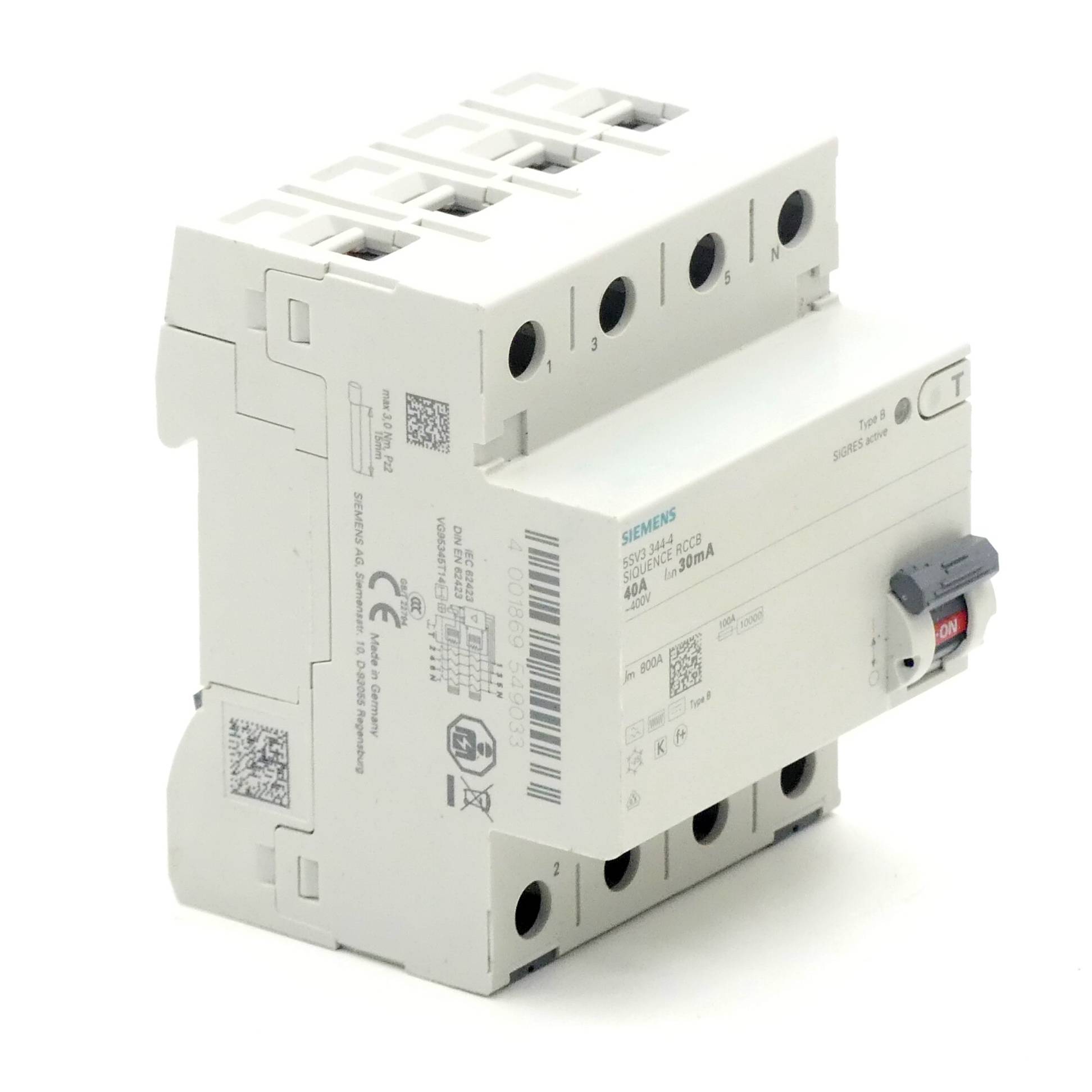 Siemens FI-Schutzschalter (5SV3 344-4)