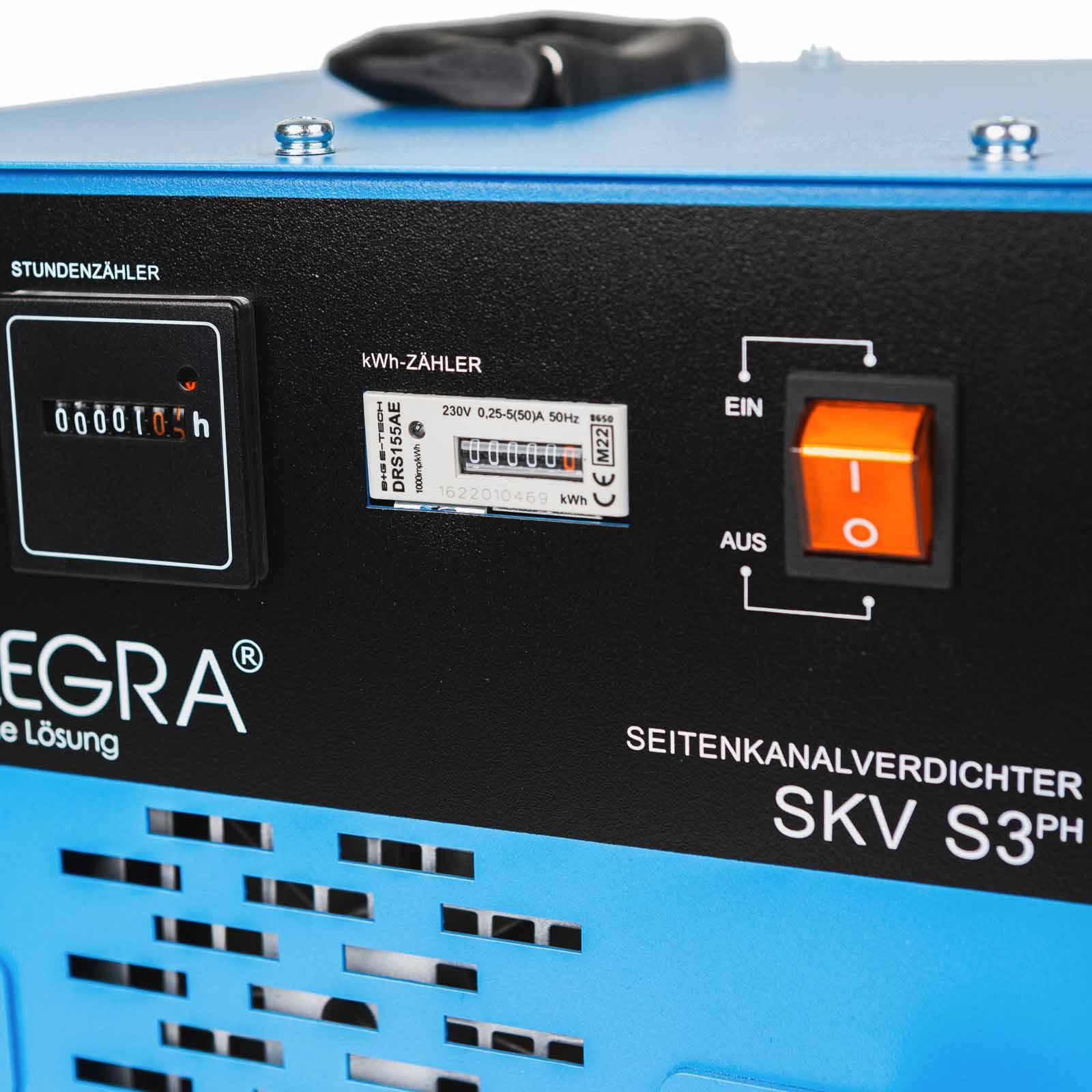 Seitenkanalverdichter S3 PLUS mit gekkufix Anschlussstutzen