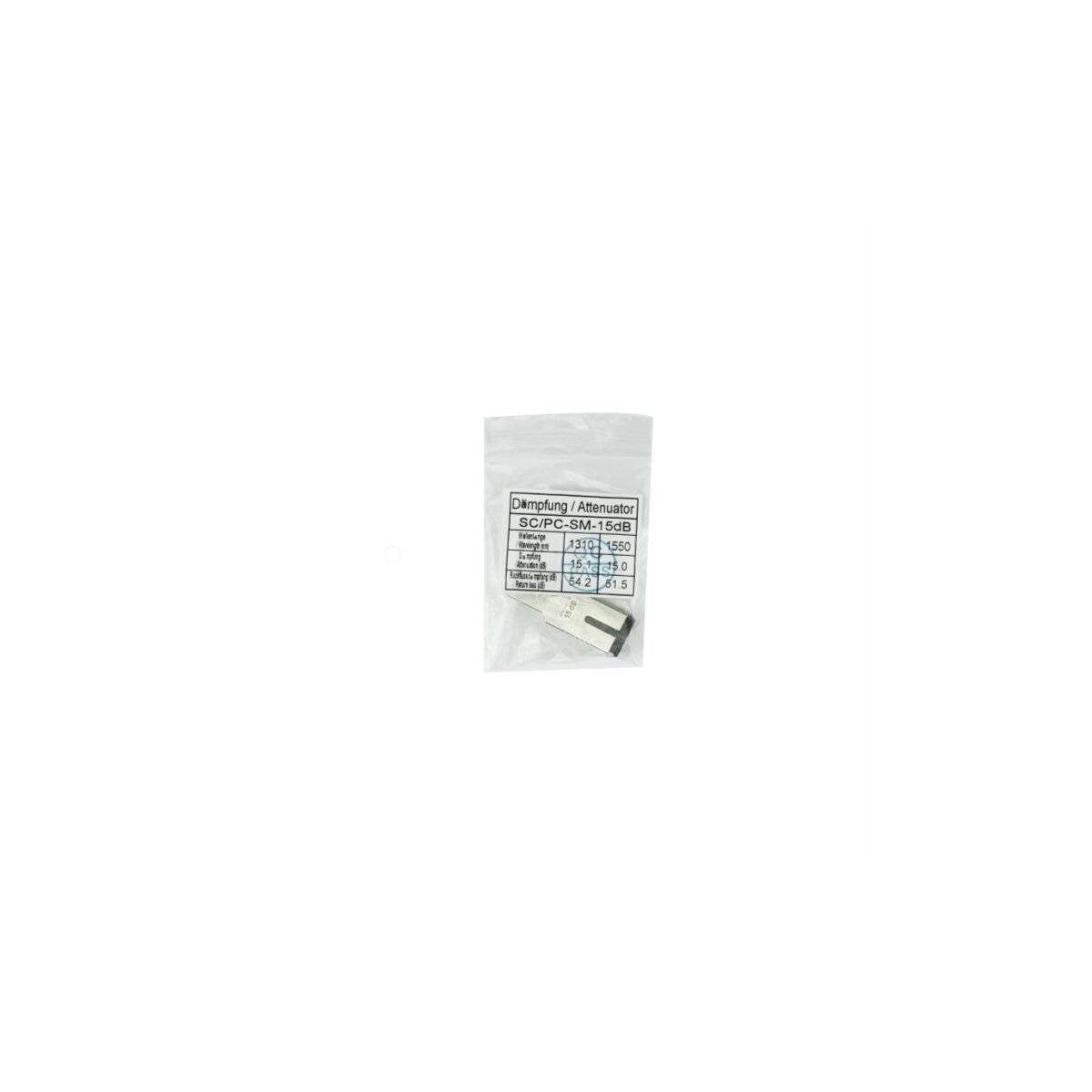 BLUEOPTICS - LWL Dämpfungsglied Singlemode SC/APC Simplex 5dB
