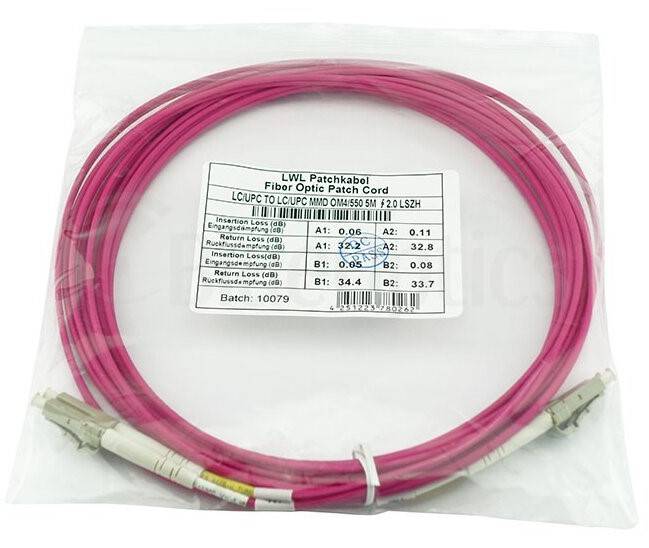 BLUEOPTICS - Duplex LWL Patchkabel LC-LC Multimode OM4 1.5 Meter