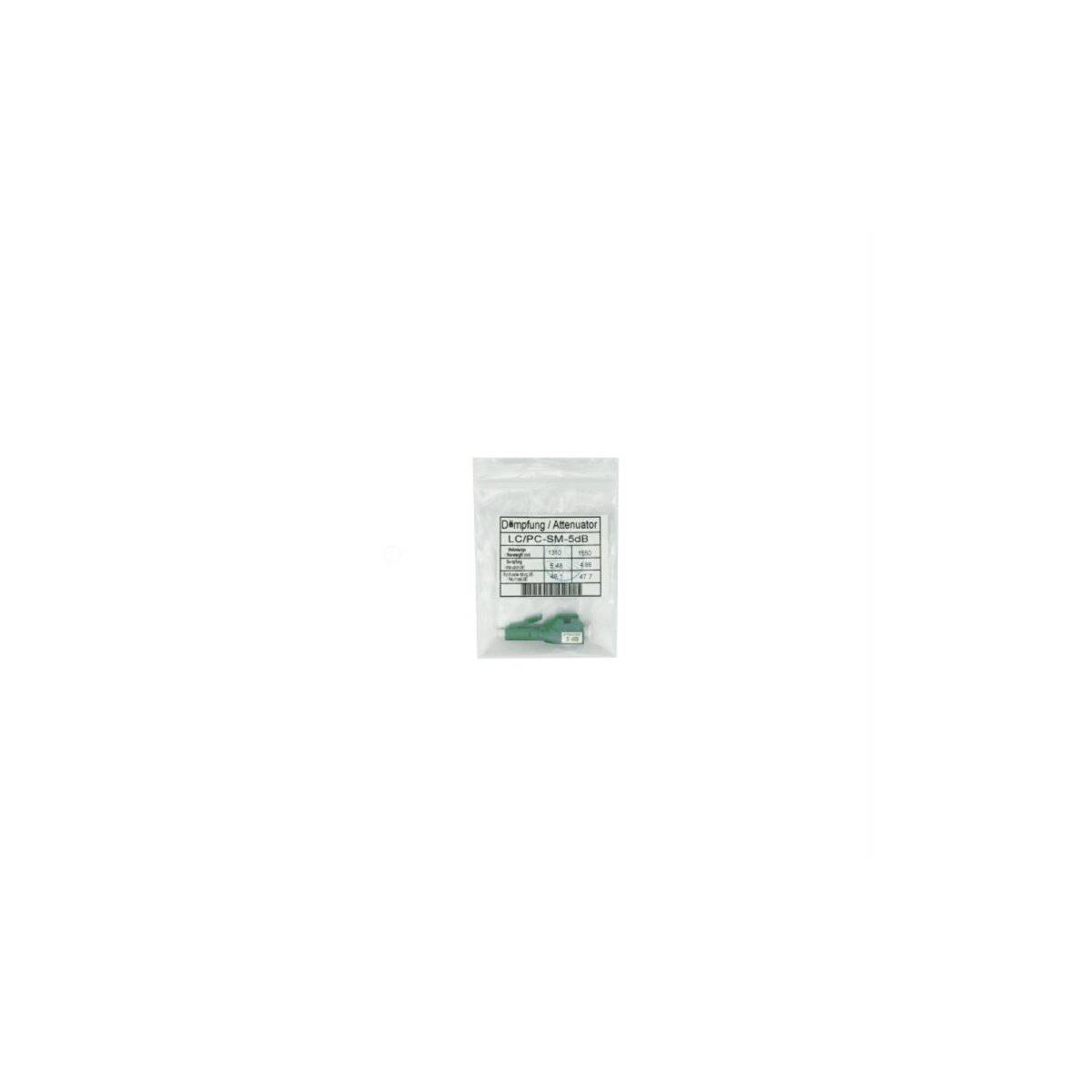 BLUEOPTICS - LWL Dämpfungsglied Singlemode LC/APC Simplex 2dB