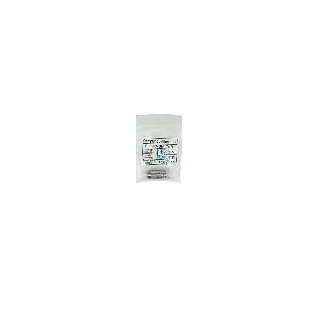 BLUEOPTICS - LWL Dämpfungsglied Singlemode FC Simplex 25dB