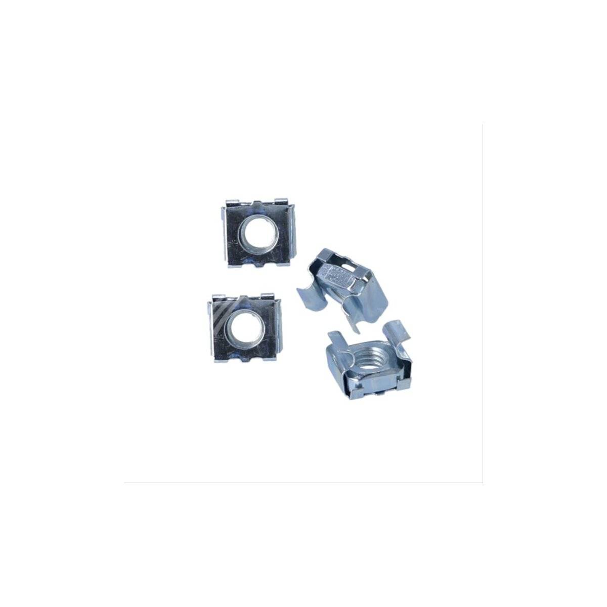 BlueOptics 4x M6 komplett - Käfigmutternset,
