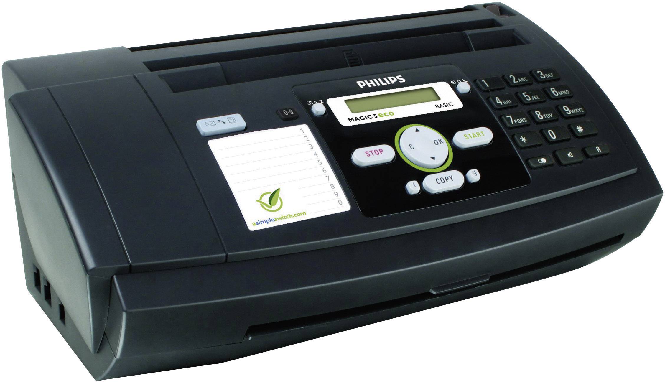 Philips Magic 5 eco Basic Thermotransfer-Faxgerät Sende- /Empfangsspeicher 15 Seiten