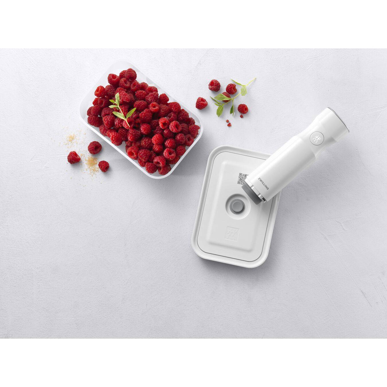 Zwilling FRESH & SAVE, Brotdose, Erwachsener, Weiß, Kunststoff, Silikon, Monochromatisch, Rechteckig