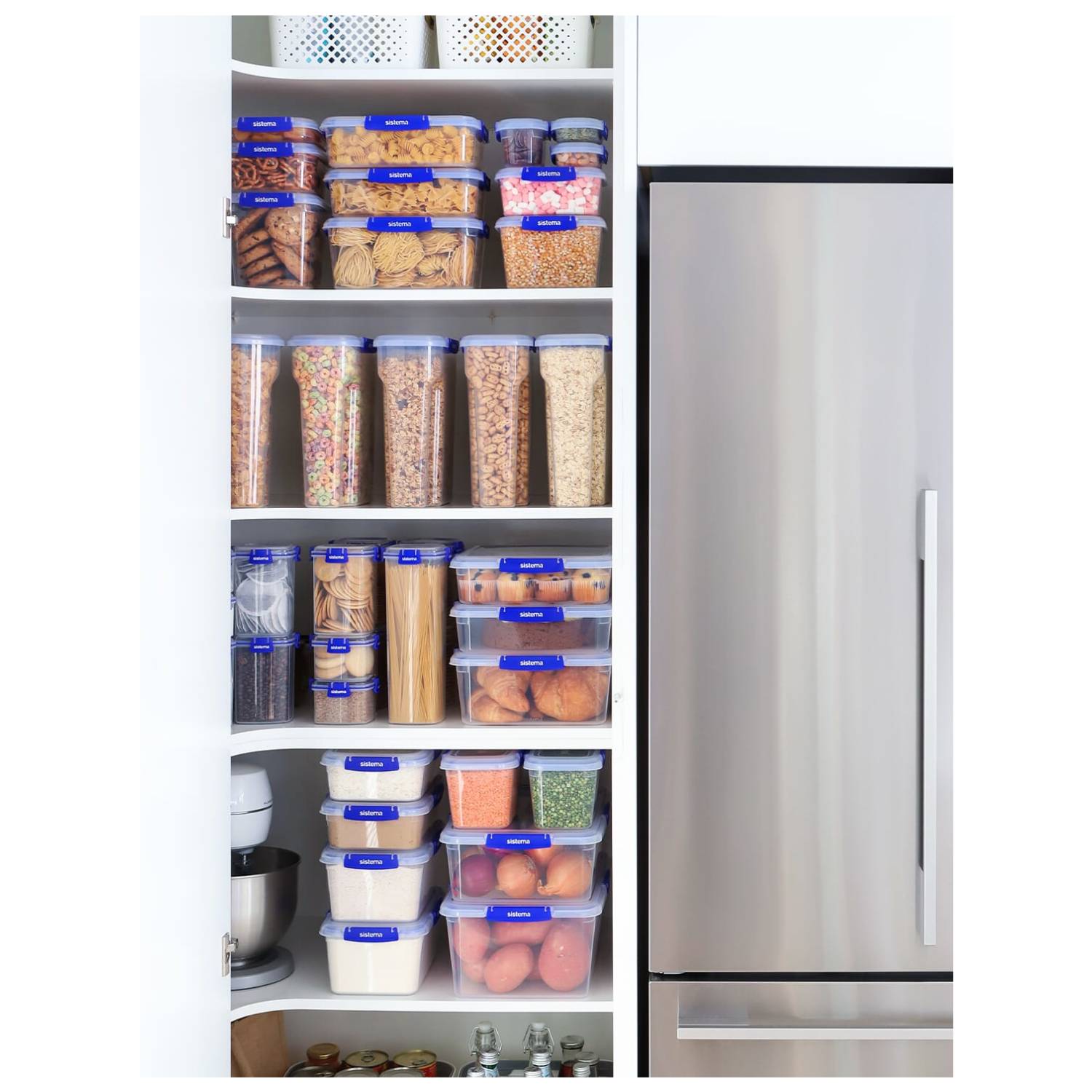 Sistema Plastics Sistema 881700, Container, Rechteckig, 2,2 l, Blau, Transparent, Kunststoff, Neuseeland