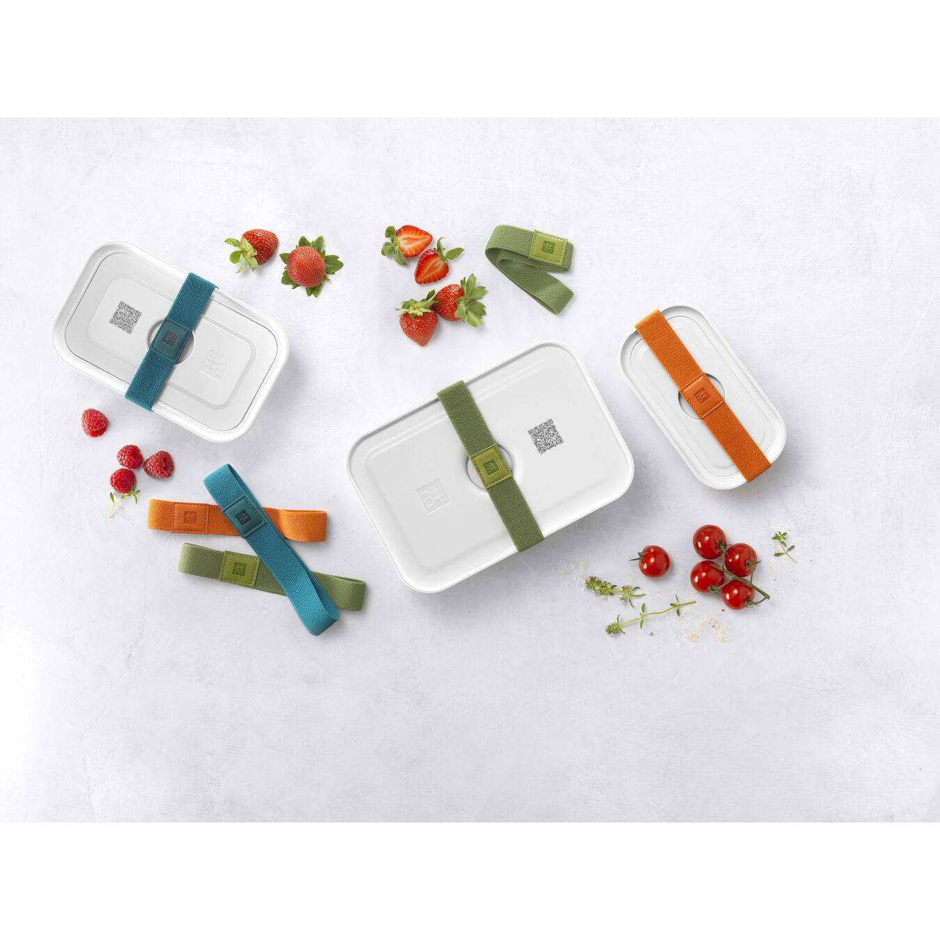 Zwilling FRESH & SAVE, Brotdose, Erwachsener, Weiß, Kunststoff, Silikon, Monochromatisch, Rechteckig