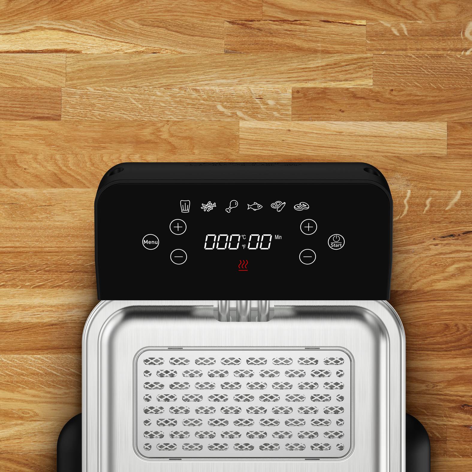 TEFAL Family Pro Digital FR705D, Fritteuse, 4 l, 1,3 kg, 4 l, Metall, 130 °C