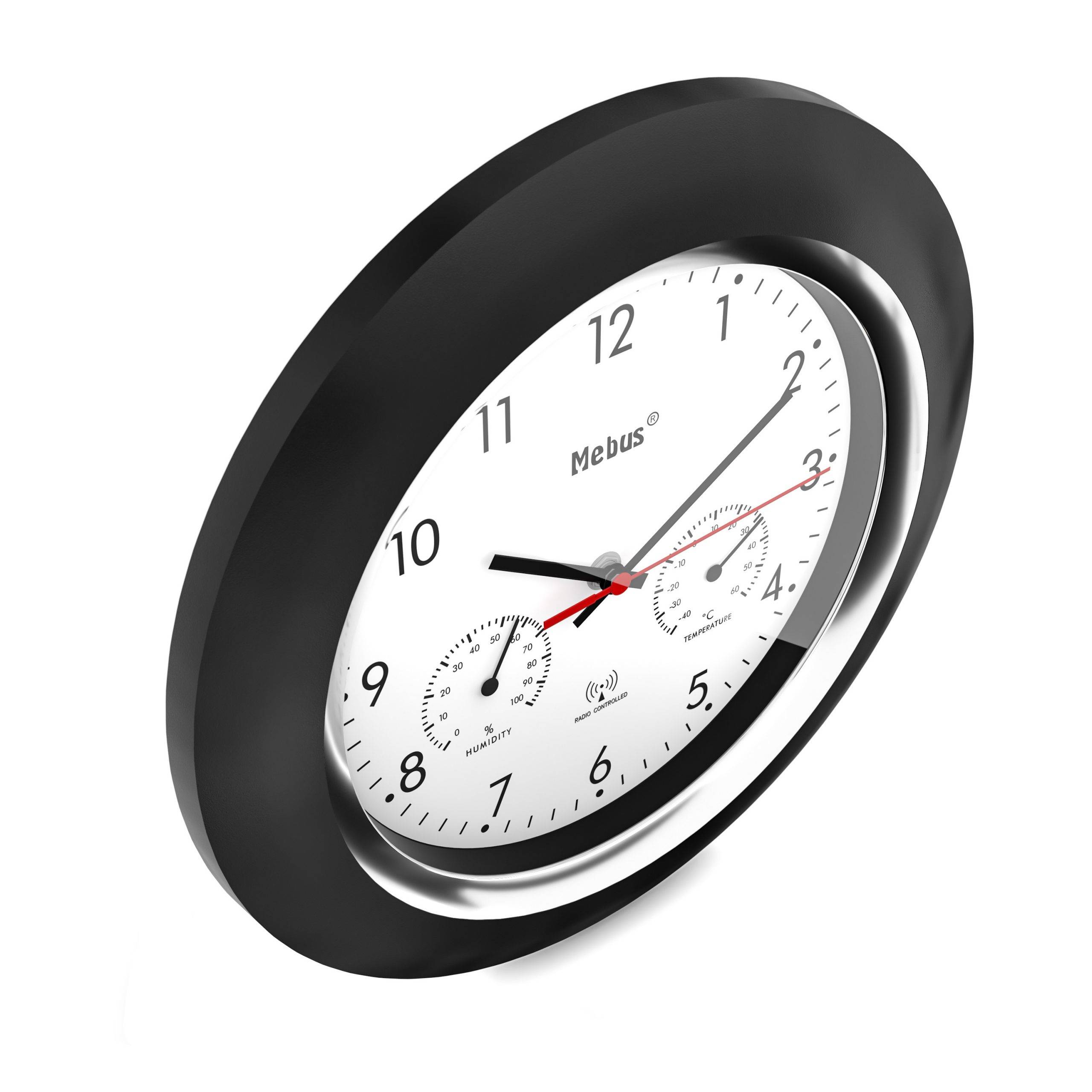 19453 Funk-Wanduhr mit Thermo-/Hygrome