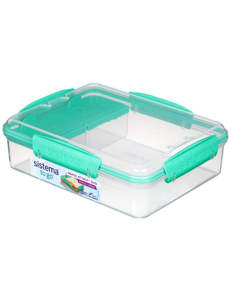 Sistema Plastics Sistema To Go Snack Attack Duo - Lebensmittelbehälter975 ml