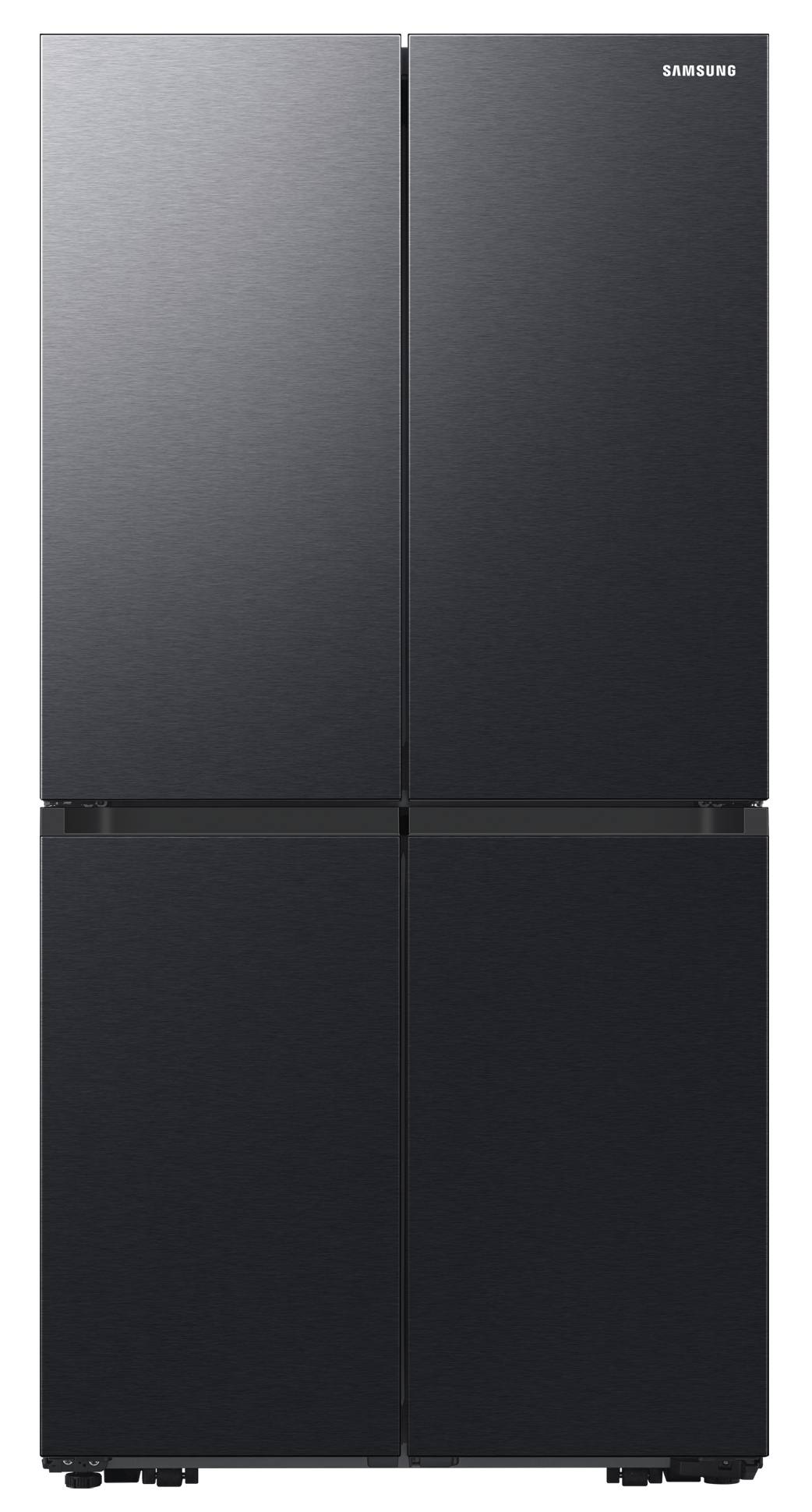 Samsung 4-Türen French Door mit Beverage Center und Festwasseranschluss, Freistehend, French door, Schwarz, Black DOI,