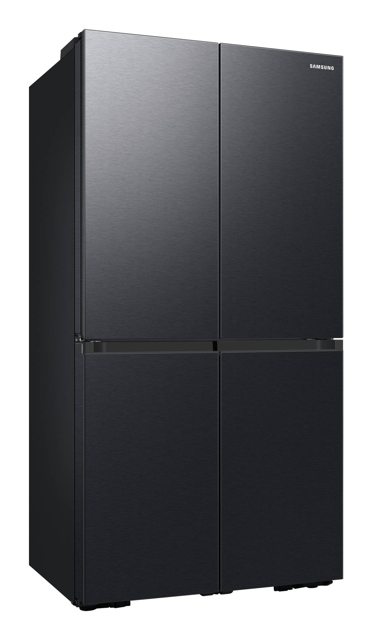 Samsung 4-Türen French Door mit Beverage Center und Festwasseranschluss, Freistehend, French door, Schwarz, Black DOI,