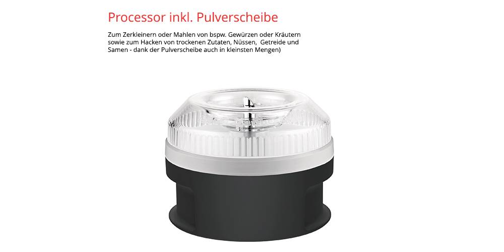 UNOLD ESGE Zauberstab Processor 5085, Hackmesser, 0,2 l, Schwarz, Transparent, Kunststoff, Kunststoff, Edelstahl