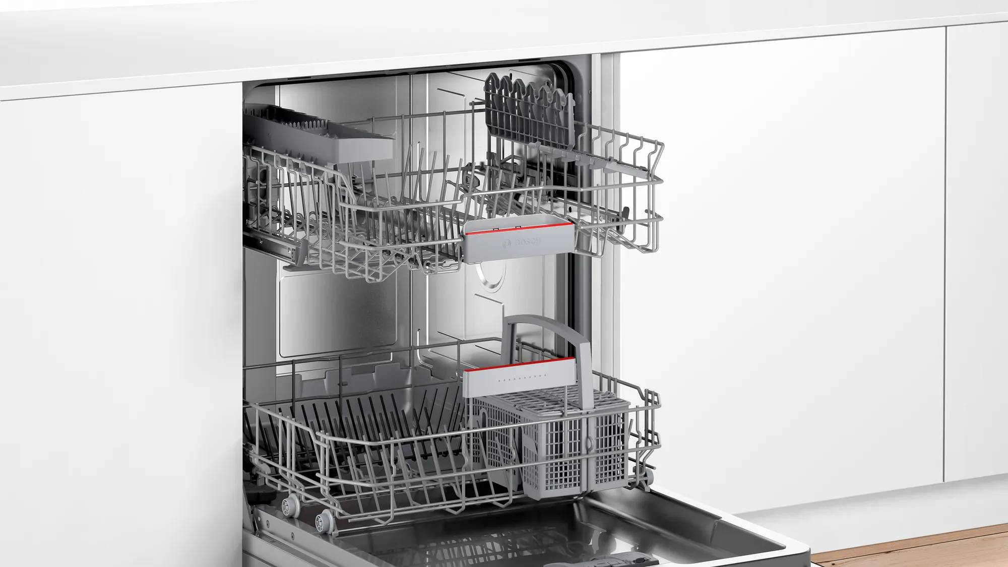 Bosch Einbau-Geschirrspüler SBV4HTX00E Serie 4 | vollintegriert 60 cm | 13 Maßgedecke | Home Connect | 46 dB