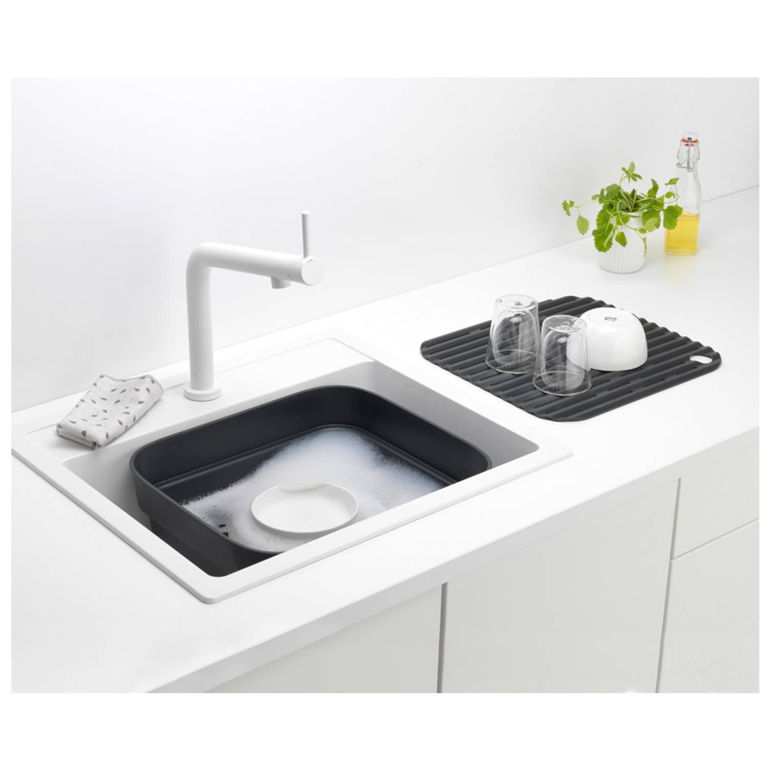 Brabantia 302664, Rechteckig, Grau, 374 mm, 344 mm, 161 mm