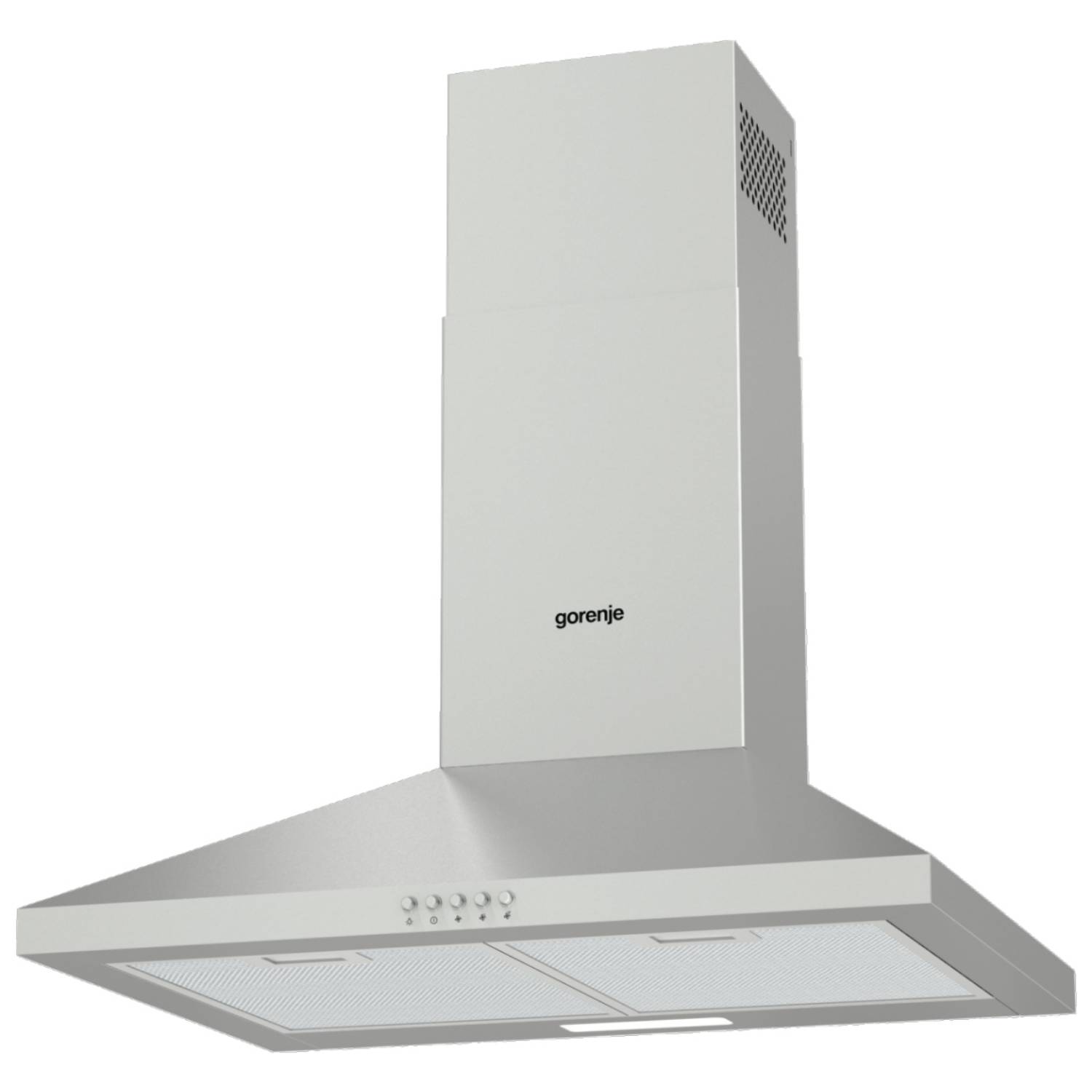 Gorenje WHC629E4X-DE Kaminhaube, 450 m³/h, Abluft/Umluft, C, A, B, 65 dB
