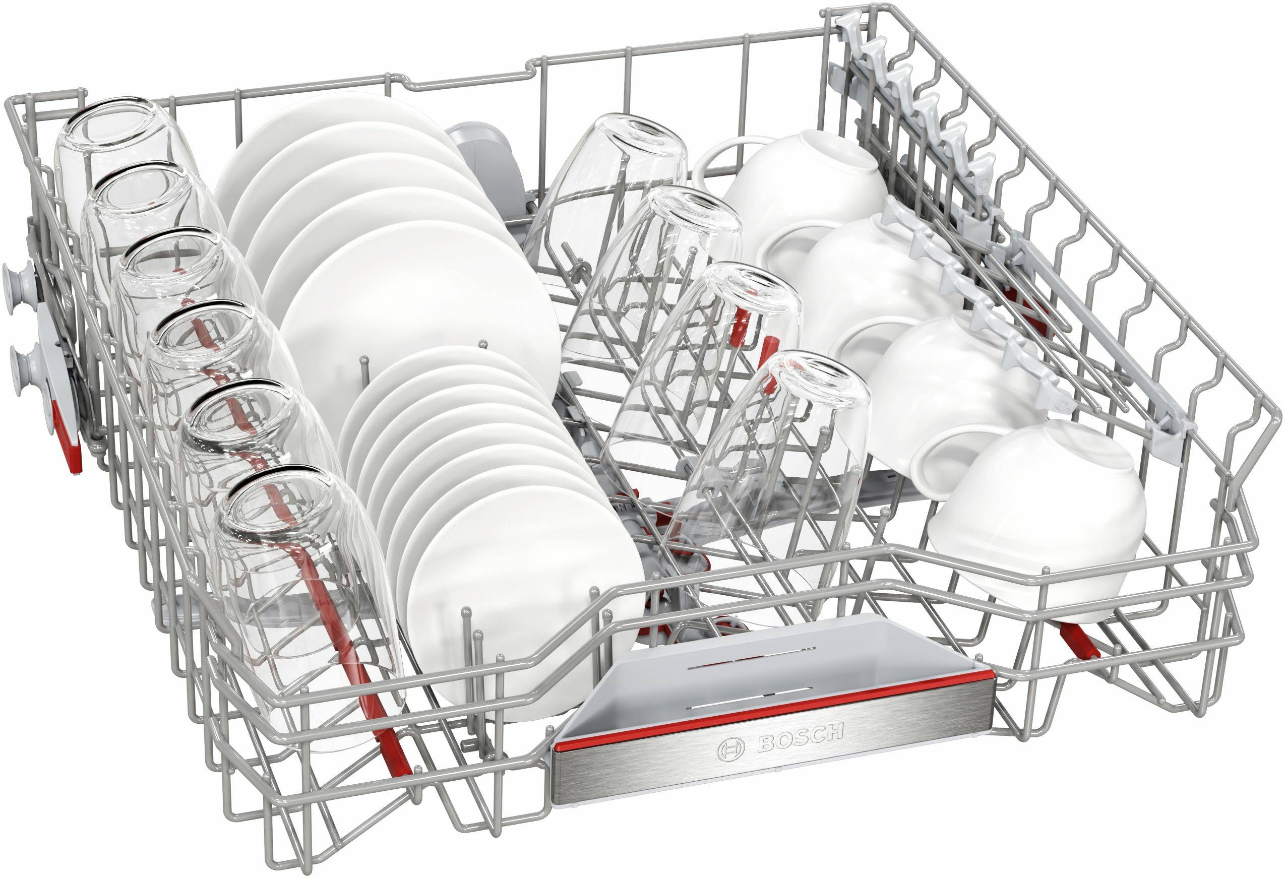 Bosch Serie 6 SMU6ZCS16E, Halb integriert, Standardgröße (60 cm), Edelstahl, Edelstahl, Berührung, 1,75 m