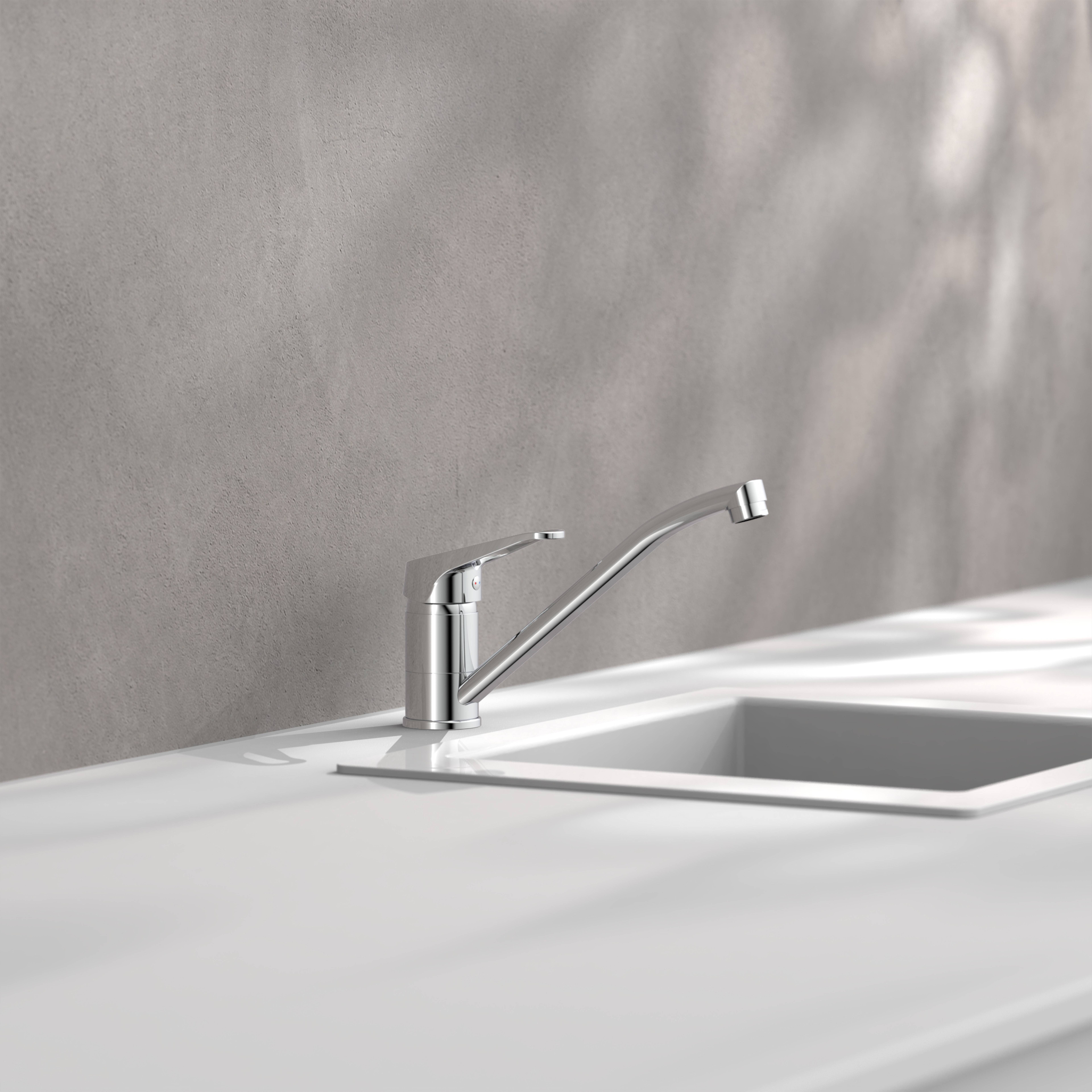 TASSONI Spültischarmatur Niederdruck, Chrom