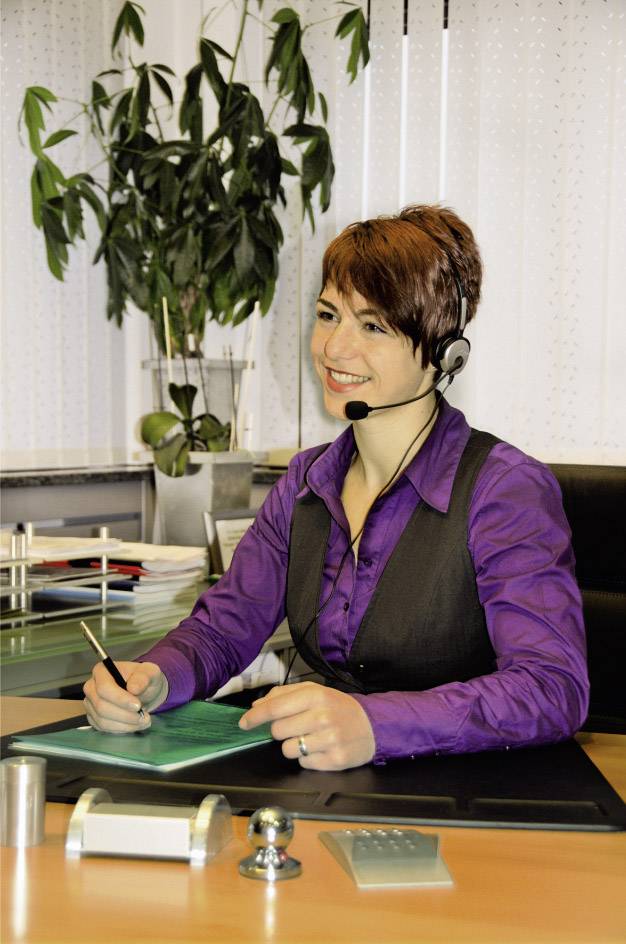 Hama 40625 On Ear Headset kabelgebunden Mono Silber, Schwarz Telefon