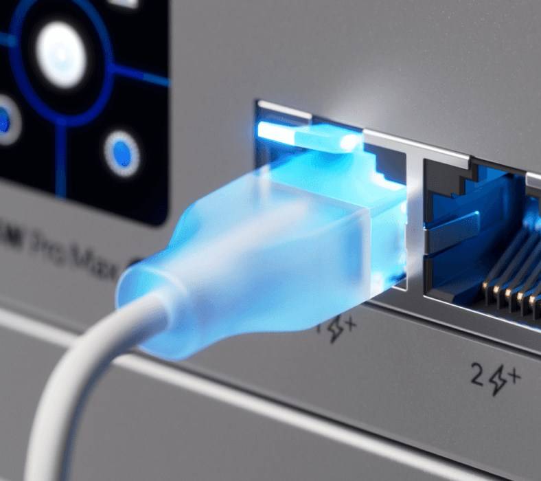 Ubiquiti UniFi Etherlighting Patchkabel RJ45 zu RJ45 Cat6, 0.15 m