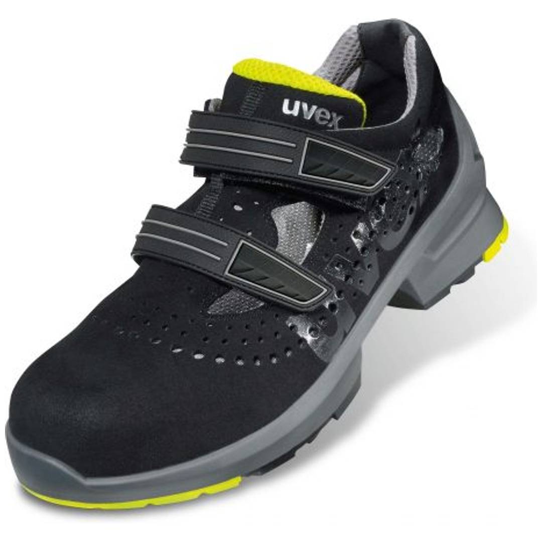 UVEX Sicherheitssandale uvex 1 8542 S1 ESD SRC DGUV W12 Gr. 42 schwarz/lime