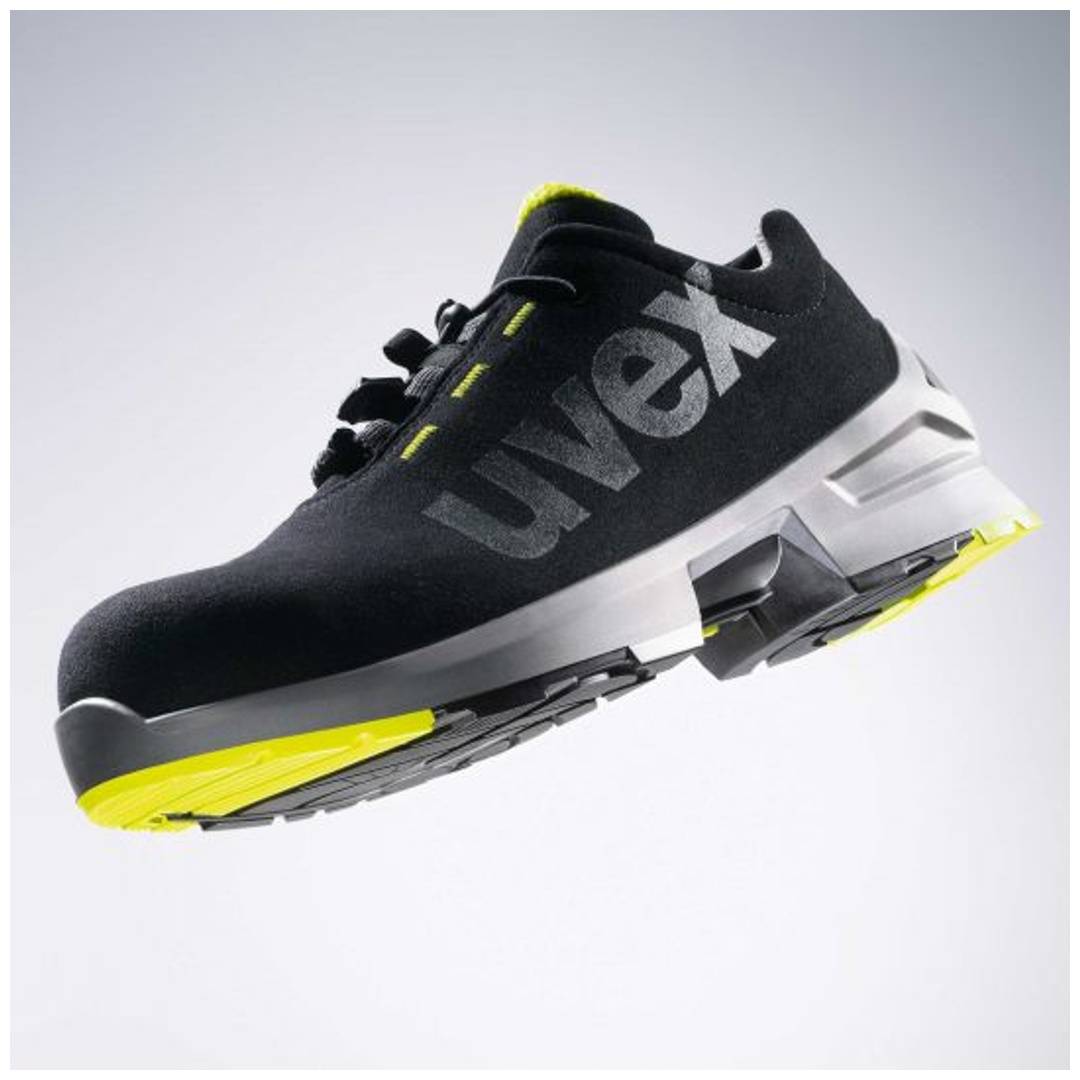 UVEX Sicherheitshalbschuh uvex 1 8544 S2 ESD SRC DGUV W12 Gr. 42 schwarz/lime