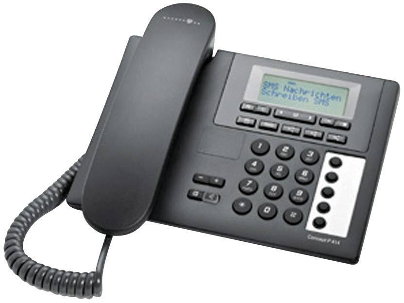 Telekom Concept P414 Schnurgebundenes Telefon, analog Freisprechen Schwarz