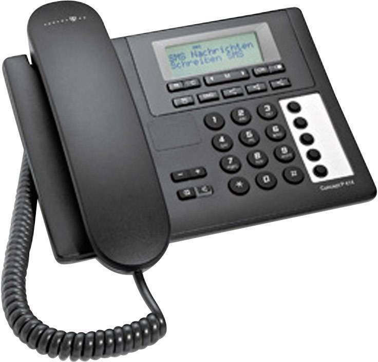 Telekom Concept P414 Schnurgebundenes Telefon, analog Freisprechen Schwarz