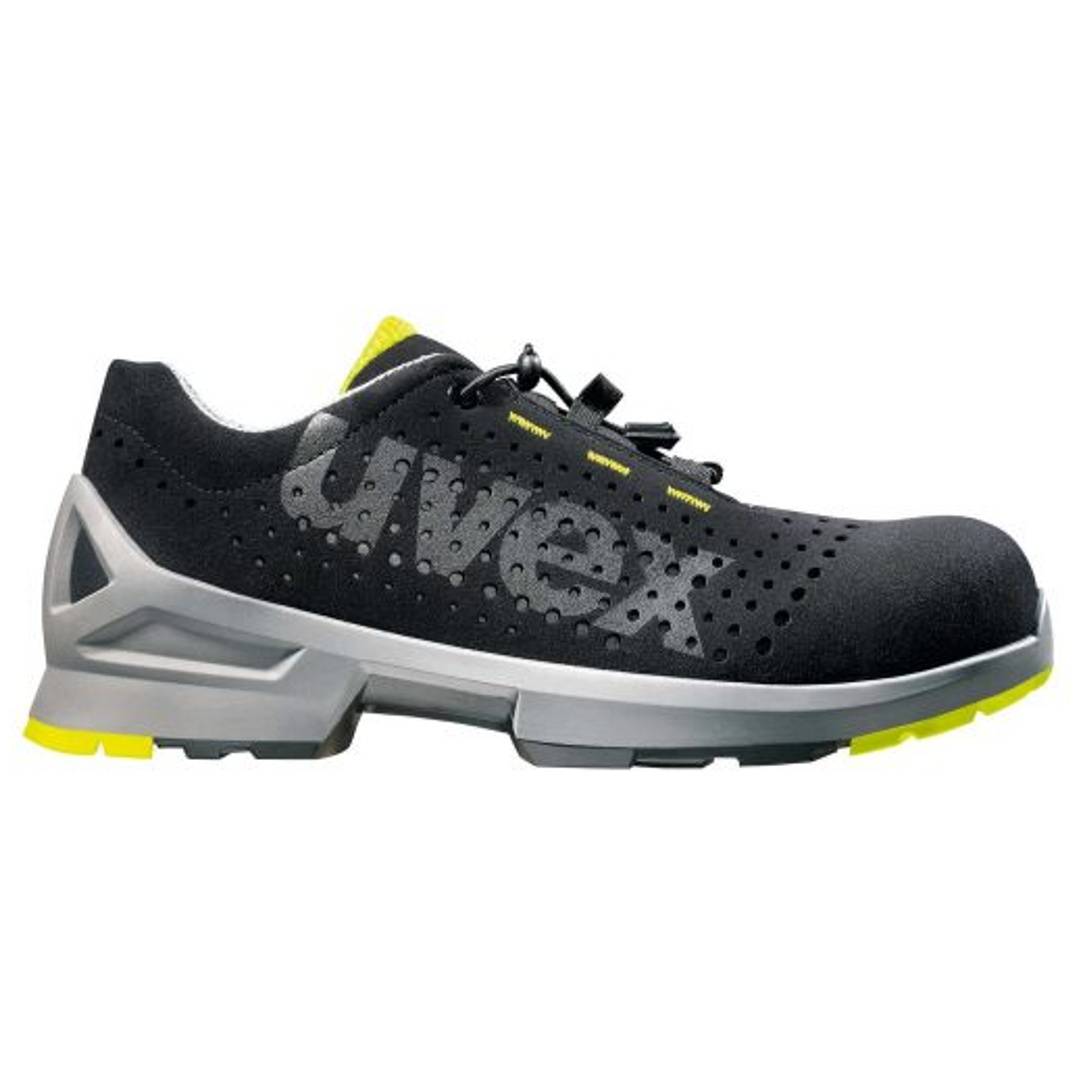 Uvex 8543743 1 Halbschuhe S1 85437 schwarz, gelb Weite 10 Größe 43