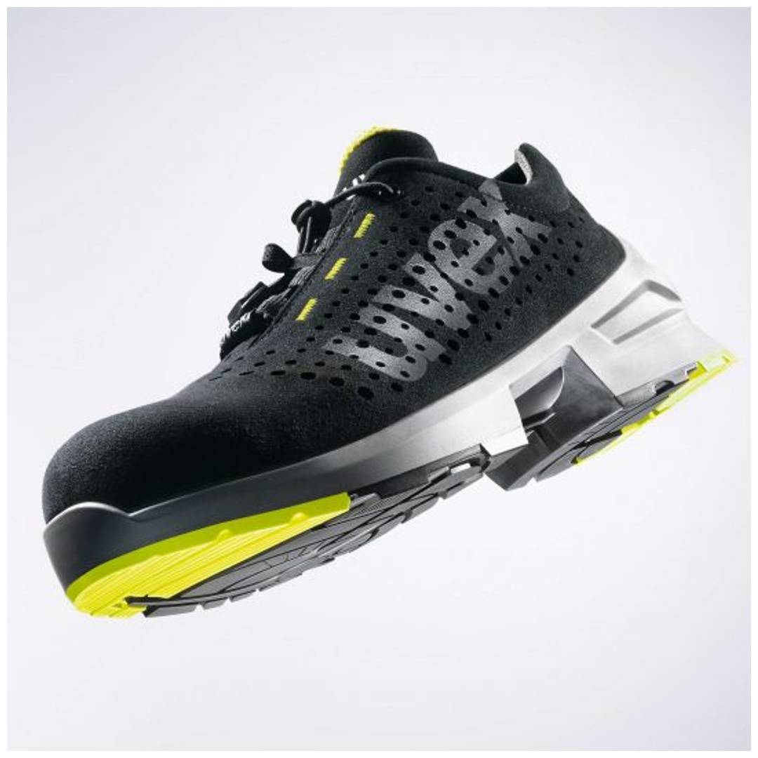Uvex 8543743 1 Halbschuhe S1 85437 schwarz, gelb Weite 10 Größe 43