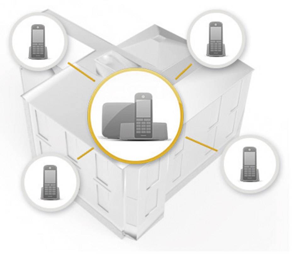 Gigaset SL910A DECT, GAP, Bluetooth® Schnurloses Telefon analog Anrufbeantworter, Touchscreen Edelstahl, Schwarz