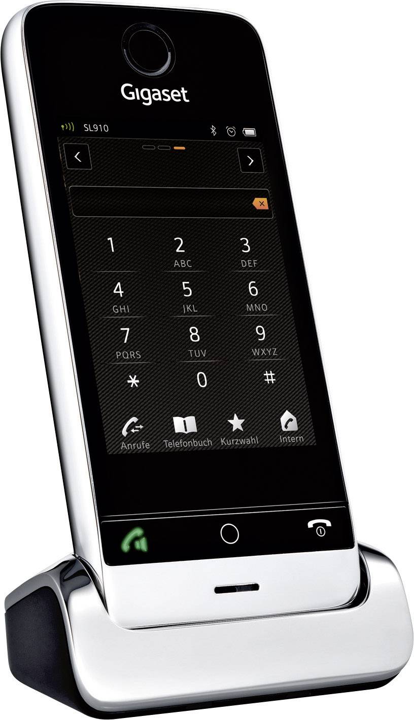 Gigaset SL910H DECT Mobilteil Metall, Schwarz