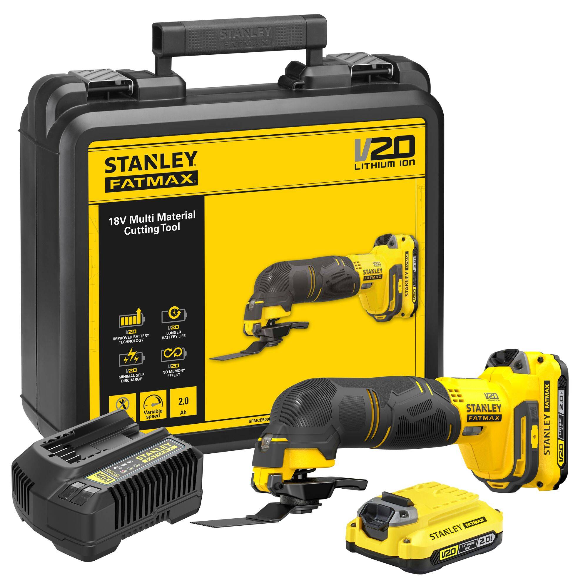 Stanley Fatmax Akku-Multifunktionswz.18V V20,2x2Ah,K