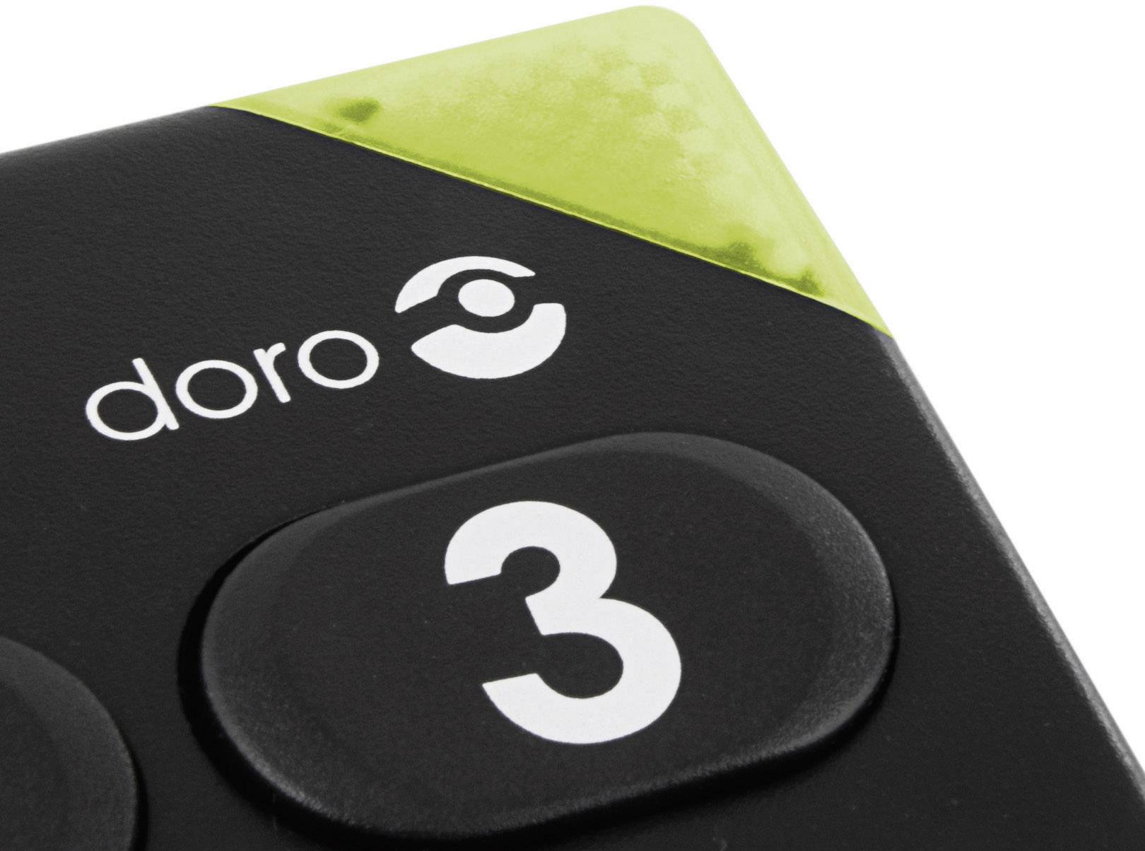 doro PhoneEasy 311c Schnurgebundenes Seniorentelefon Optische Anrufsignalisierung, Freisprechen kein Display Schwarz