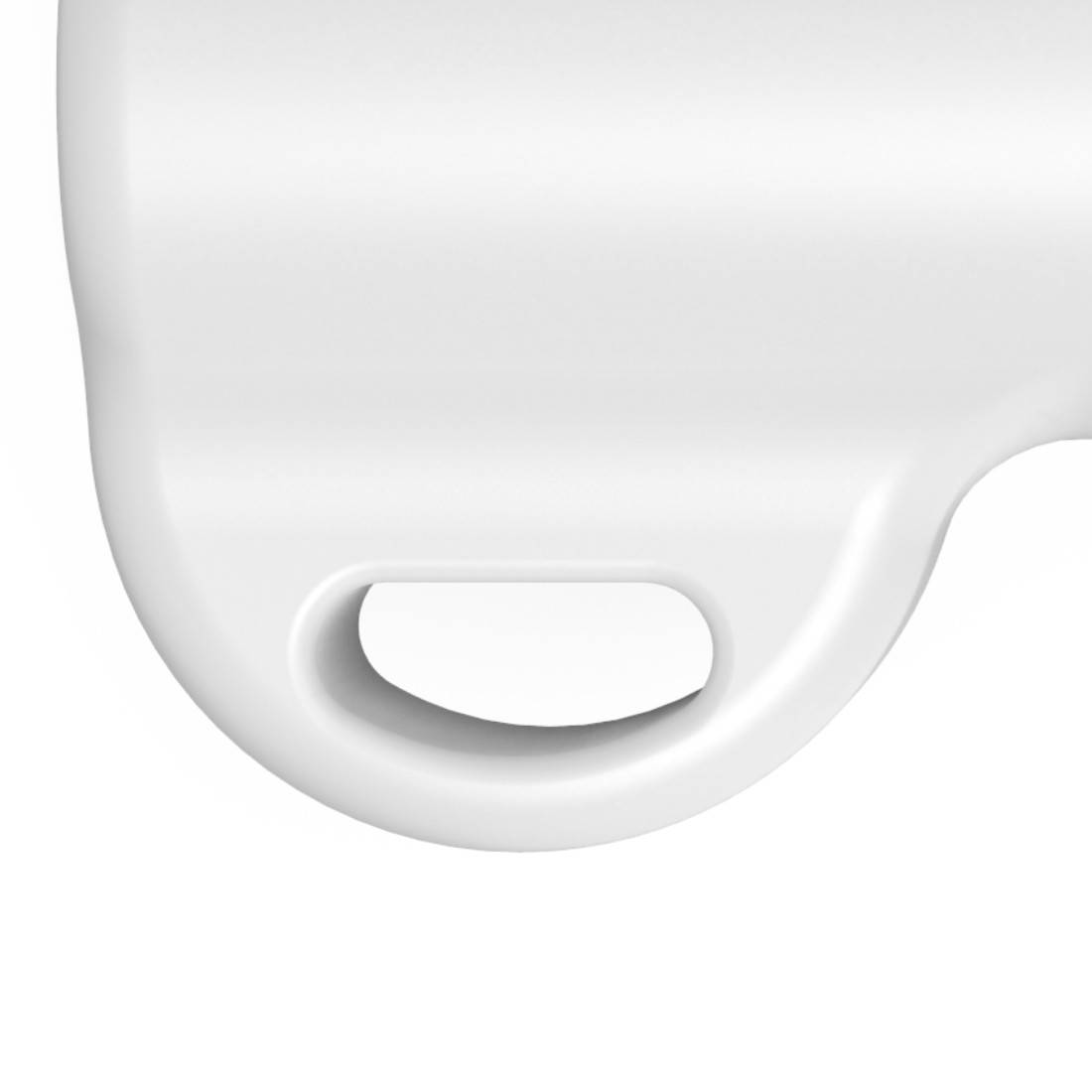 hama 00201700 Aux-Adapter Lightning – 3,5-mm-Klinke-Buchse, 90° Winkelstecker, Weiß