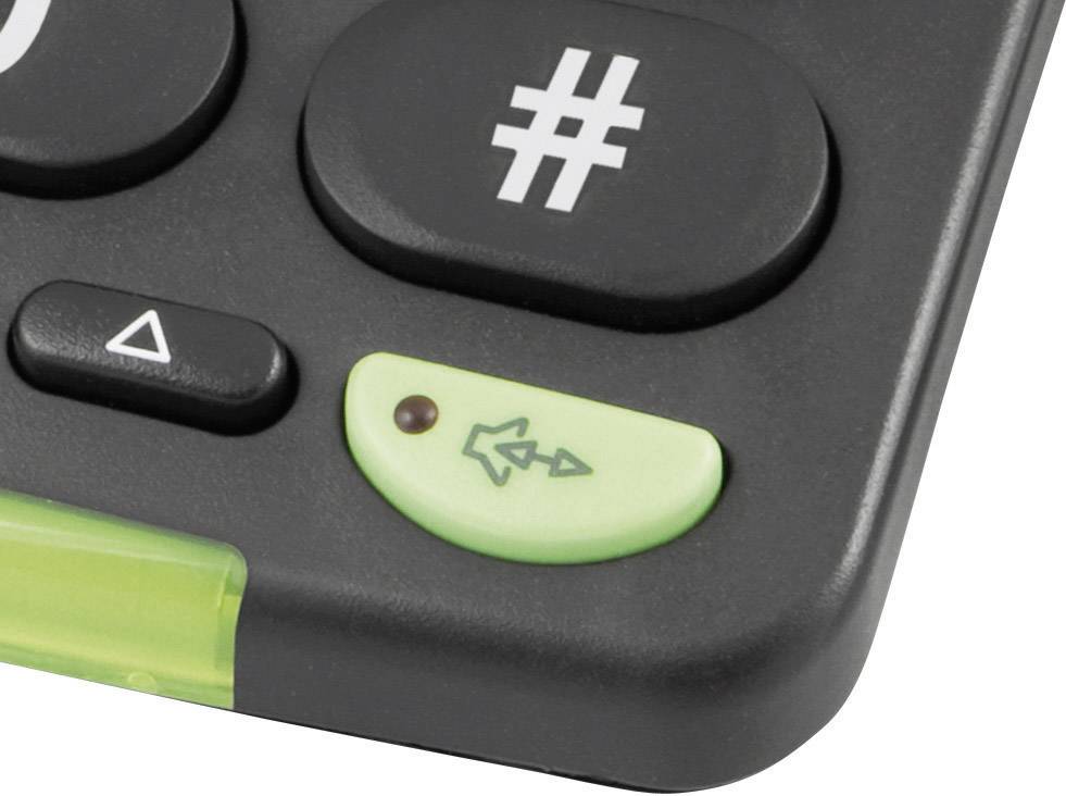 doro PhoneEasy 312cs Schnurgebundenes Seniorentelefon Optische Anrufsignalisierung Matt Schwarz