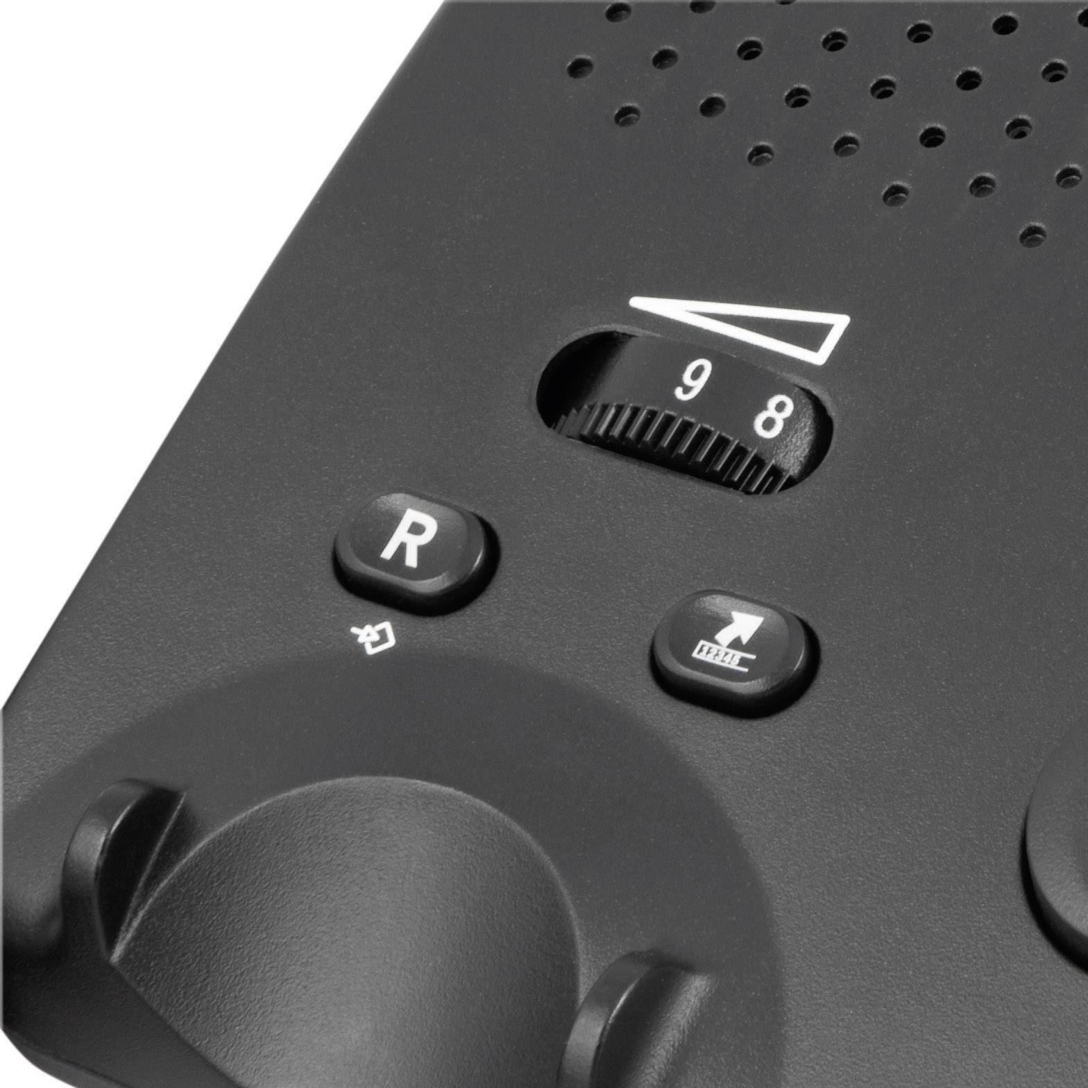 doro PhoneEasy 331ph Schnurgebundenes Seniorentelefon Foto-Tasten kein Display Schwarz