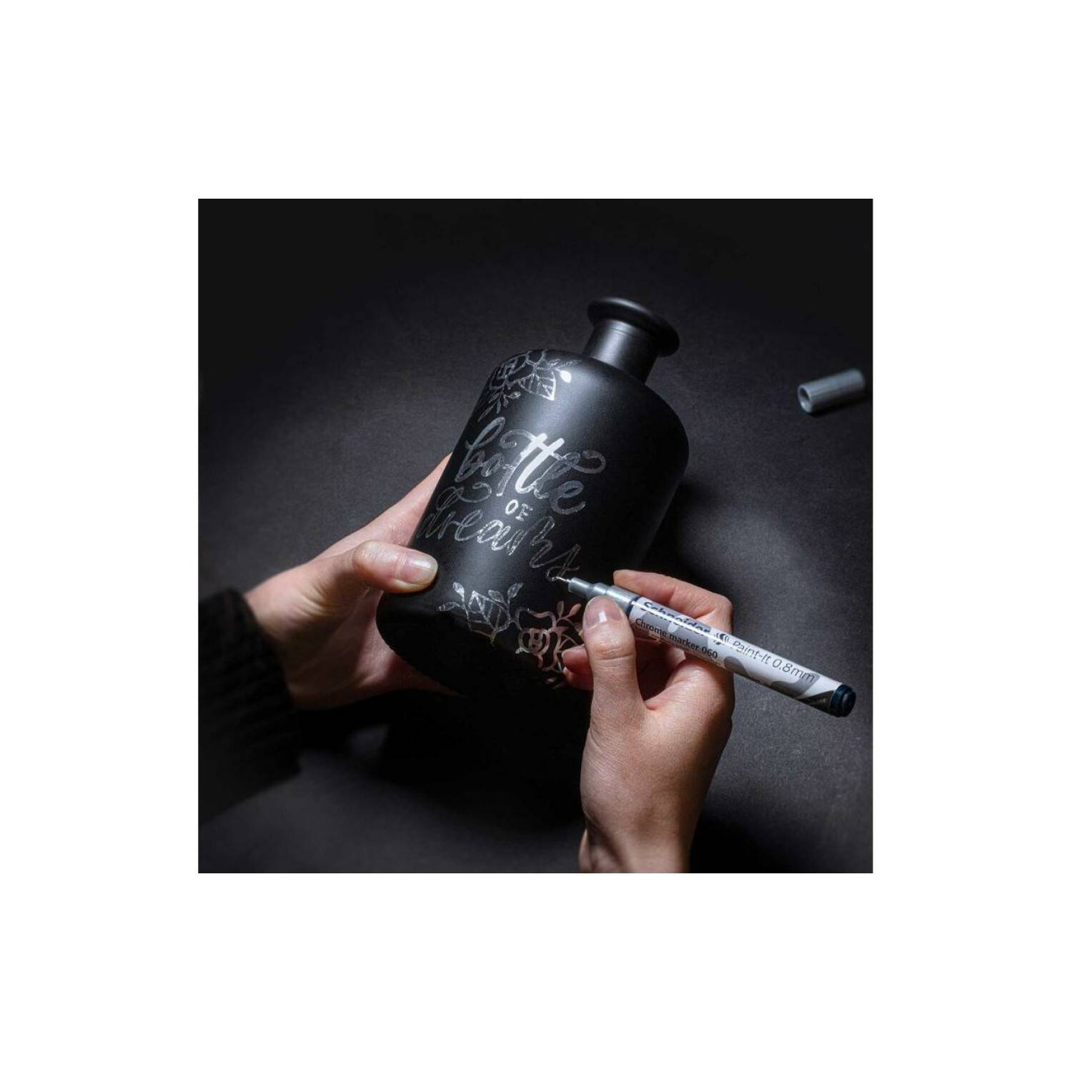 Chrommarker Paint-It 060/061 - 0,8 mm und 2 mm chrome metallic 2er Etui.