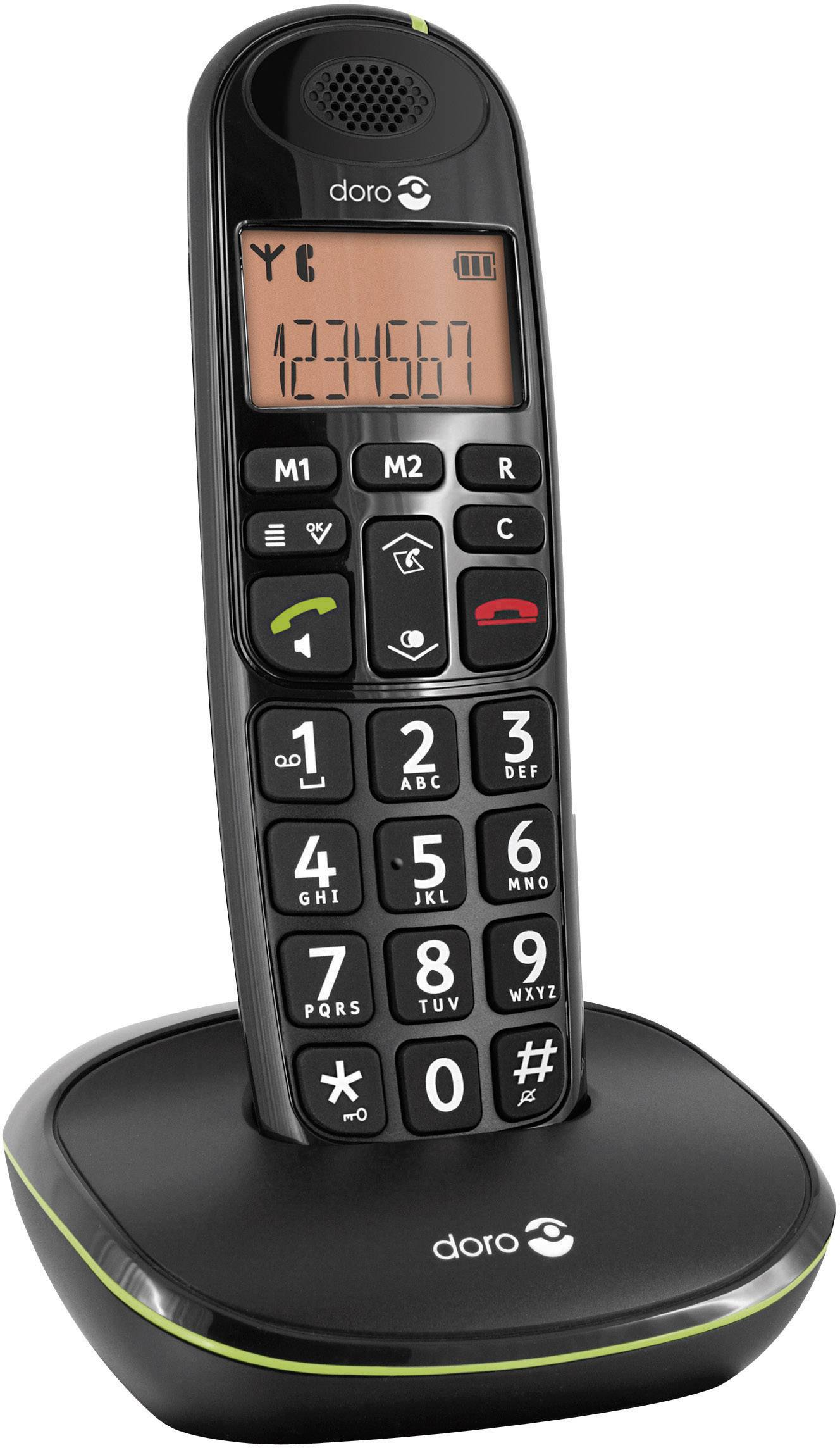IVS Industrievertret. DECT-Telefon doroPhoneEasy100w sw
