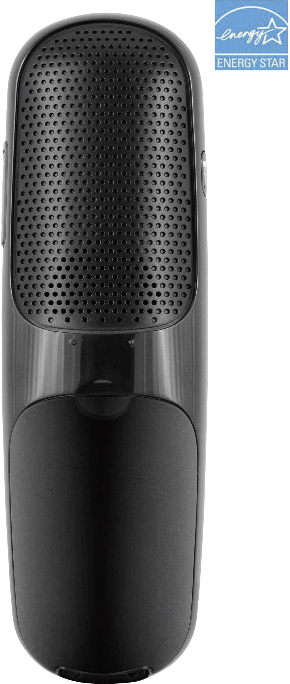 Doro PhoneEasy 100w Duo Schnurloses Seniorentelefon Optische Anrufsignalisierung Beleuchtetes Display Schwarz