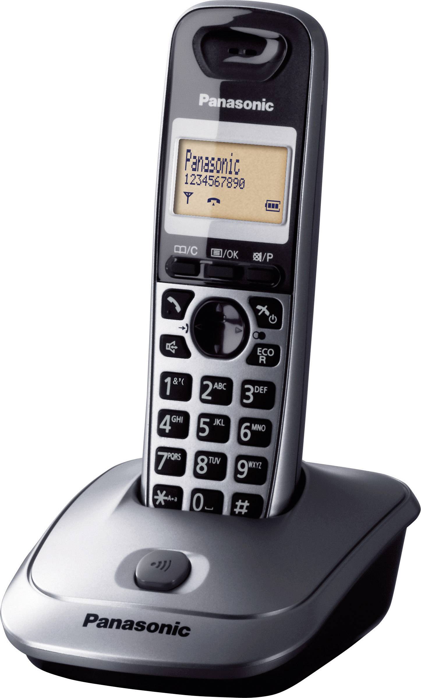 Panasonic KX TG 2511 schnurloses analog Telefon (beleuchtetes Display, )