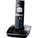 Panasonic KX-TG8061 DECT, GAP Schnurloses Telefon analog Anrufbeantworter, Headsetanschluss Schwarz