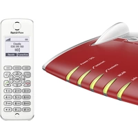 AVM FRITZ!Fon M2 Schnurloses Telefon VoIP Babyphone, Freisprechen Beleuchtetes Display Weiß, Silber AVM FRITZ!Fon M2 Schnurloses Telefon VoIP Babyphone, Freisprechen Beleuchtetes Display Weiß, Silber