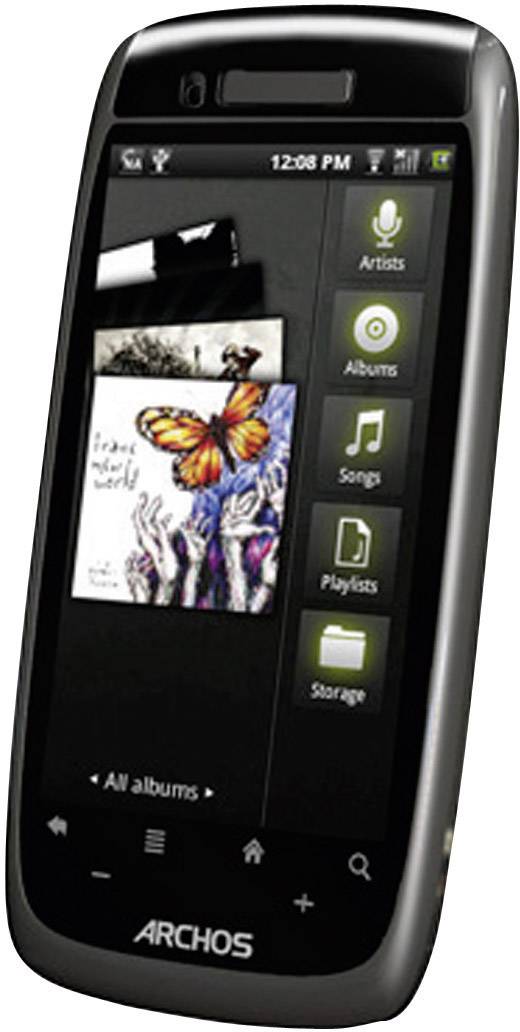 Archos Smart Home Phone schnurloses analog Telefon (Android™, Touch-Farbdisplay, Schwarz)