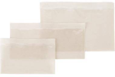 Vereinigte Papierwarenfabriken Begleitpapiertaschen DL ohne Druck transparent Docufix Pack 1000 Stück