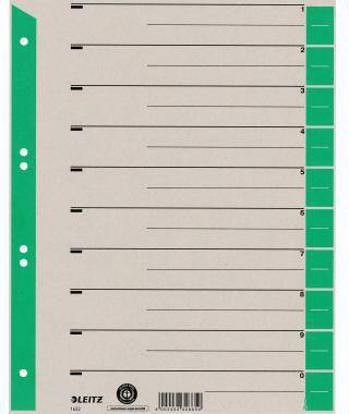 Trennblatt 16520055 DIN A4 230g Karton grün 100 Stück