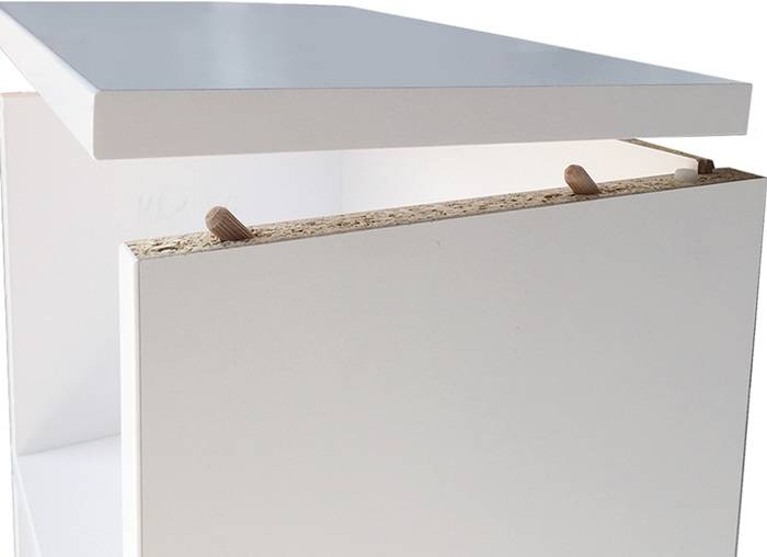 Regal FlexWall 2OH 2Schübe graphit/weiß