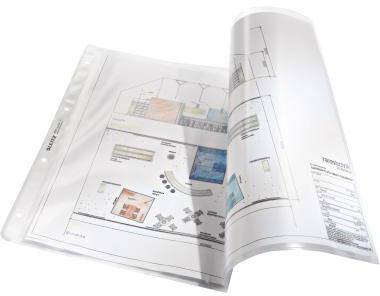 Leitz Prospekthülle 47230003 A3 quer 0,13mm PP tr 50 St./Pa