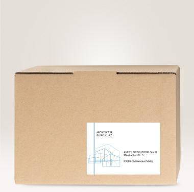 Avery Zweckform Avery 6604, Weiß, Selbstklebendes Druckeretikett, A4, Papier, Laser/Inkjet, Rechteck